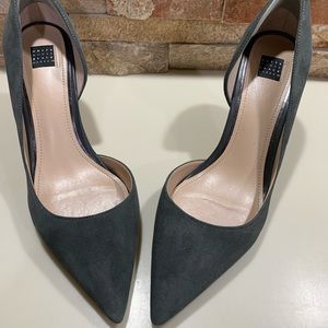 Suede High Heeled Pump- Size 11M